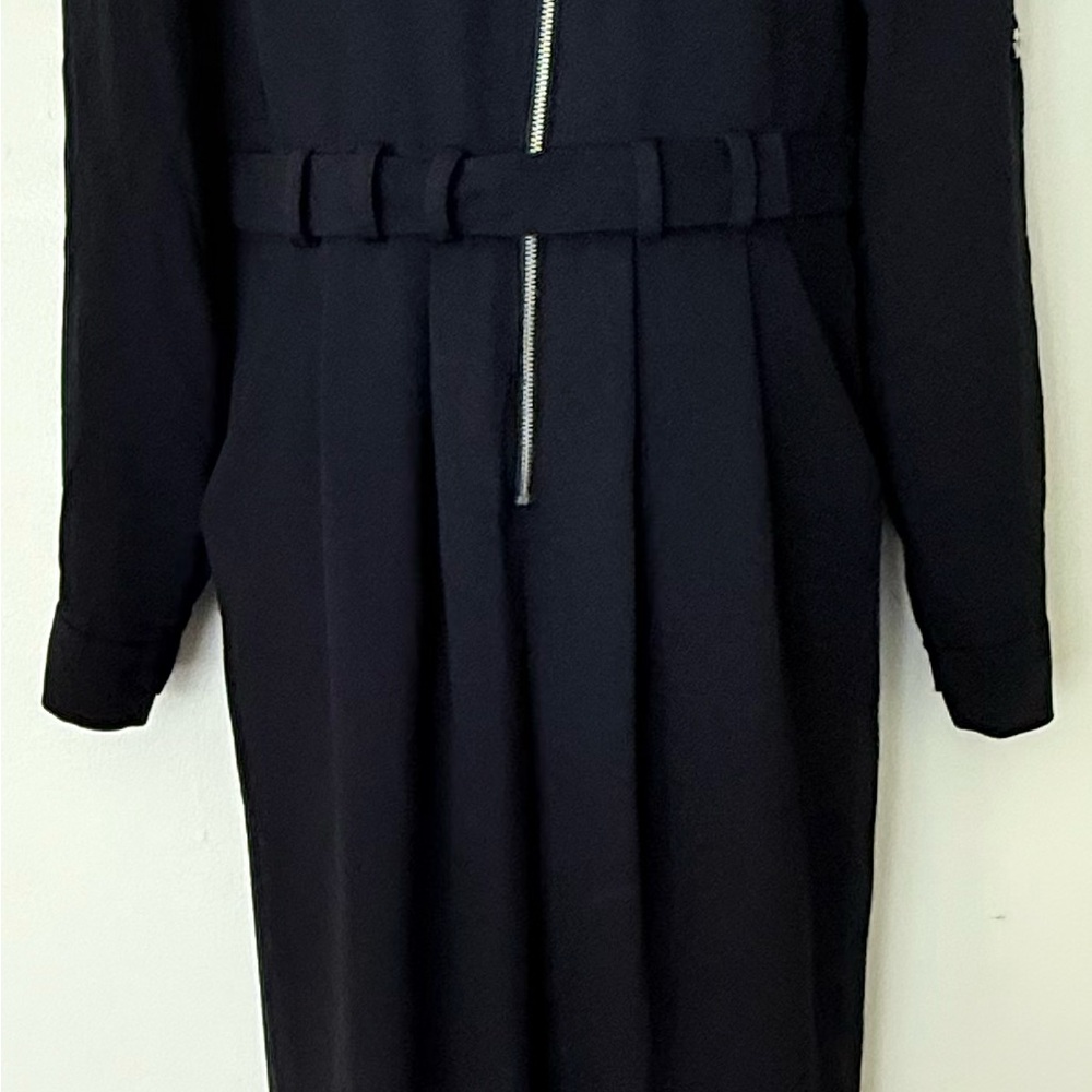 RACHEL Rachel Roy Long Sleeve Black Jumpsuit